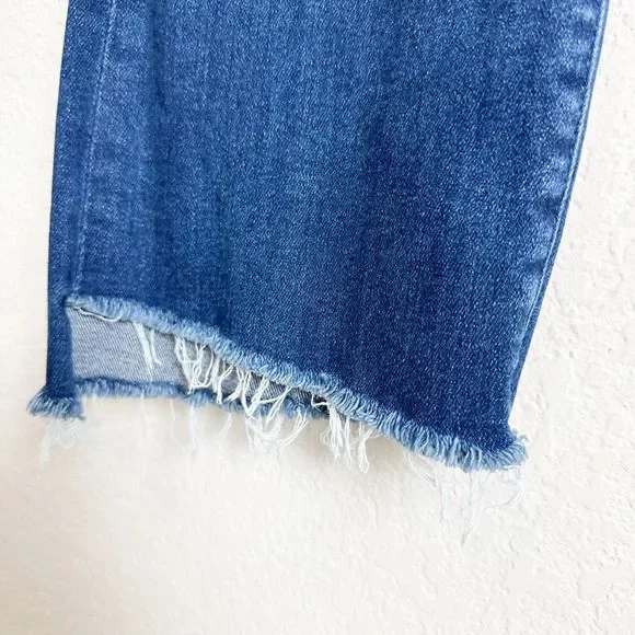 MOTHER Women's Straight Leg Jeans - Dark Blue - Picture 7 of 15